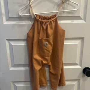 Carhartt Upcycled Kids orange Overalls